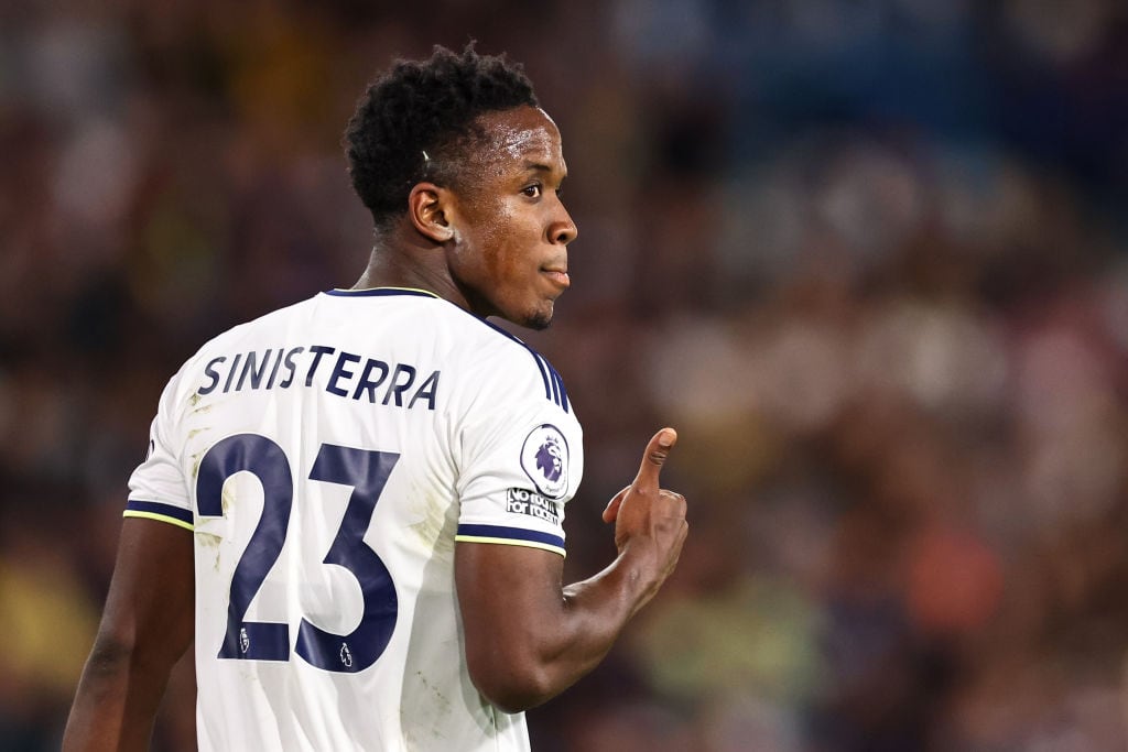 Luis Sinisterra, jugador del Leeds United (Photo by Robbie Jay Barratt - AMA/Getty Images)