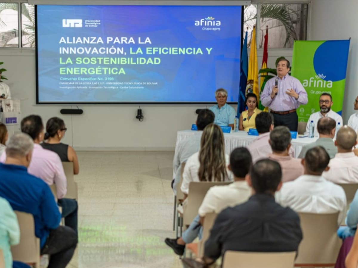 UTB y Afinia firman alianza para fortalecer la sostenibilidad energética del Caribe