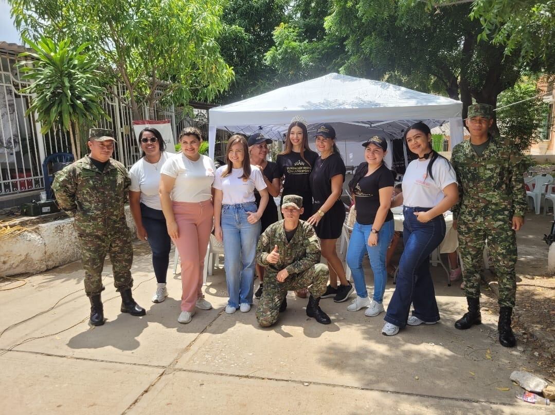 Actividades en barrios de Santa Marta . Fundación Rienas con un Propósito