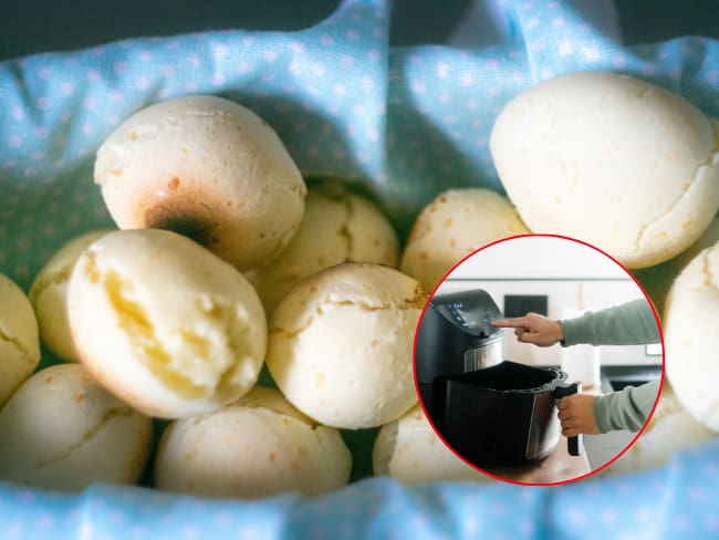 Pan de yuca, freidora de aire, imagenes de referencia (Getty Images).