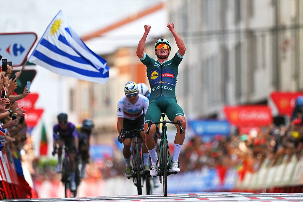 Mads Pedersen ganador de la Etapa 15 de la Vuelta España 2025 / Tim de Waele/ Getty Images