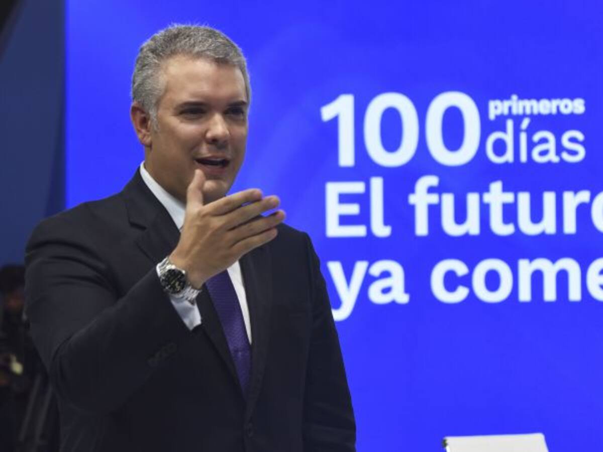 Duque destaca reducción de criminalidad en sus primeros 100 días