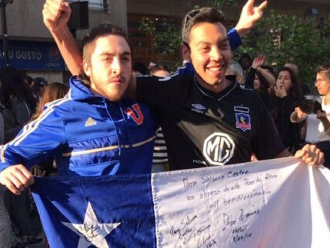 ¡Juntos más fuertes! barras en Chile se unen a las protestas