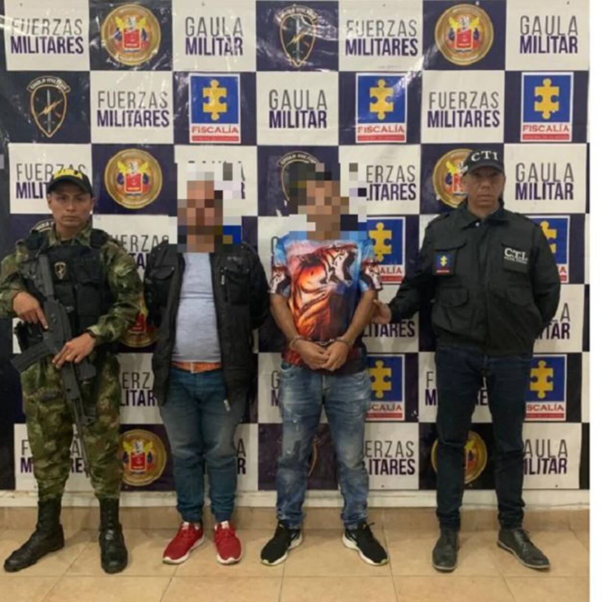 Capturados tres presuntos extorsionistas del Clan del Golfo en el Orientee