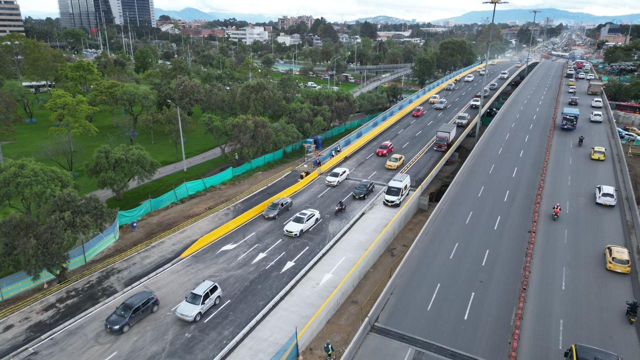 Puente occidental de la Av. 68 con Calle 26. Cortesía Prensa Instituto de Desarrollo Urbano.