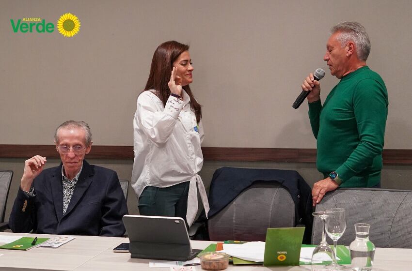 Senadora boyacense, Carolina Espitia; quien hará parte junto con Antonio Navarro y Rodrigo Romero la nueva copresidencia colegiada