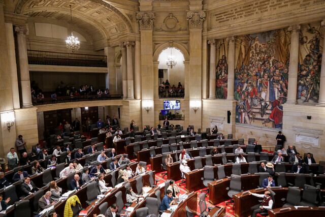 Plenaria de la Cámara de Representantes. Foto: (Colprensa - Mariano Vimos)