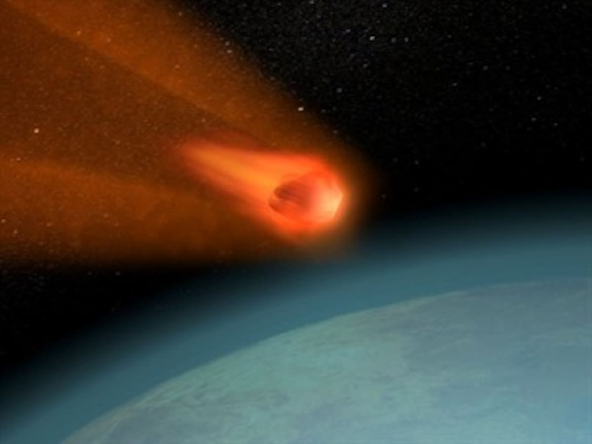 Impactantes imágenes de un meteorito gigante que cruzó la atmósfera en Canadá