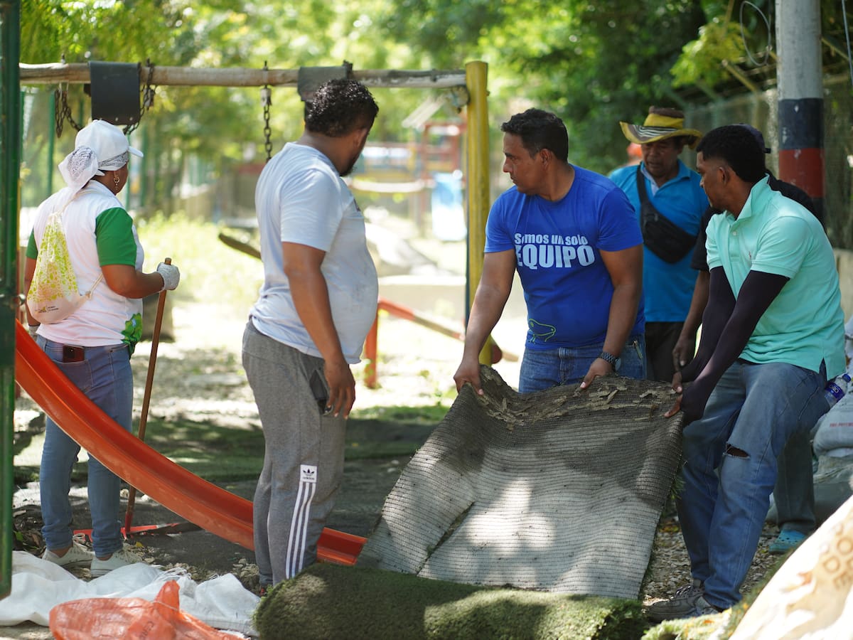 10 Parques fueron recuperados con apoyo de la Refinería de Cartagena y autoridad ambiental