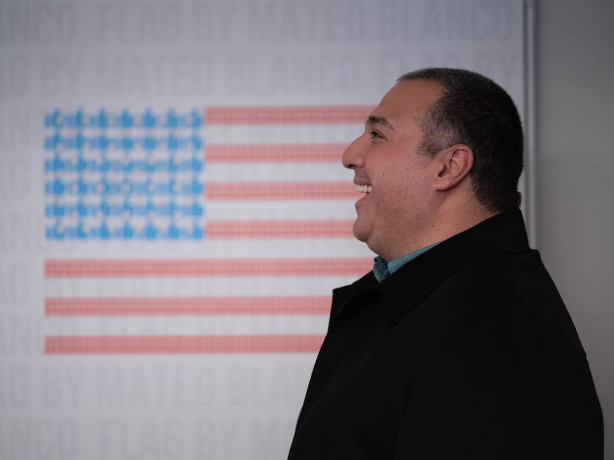 El artista colombiano Mateo Blanco expone en los Estados Unidos