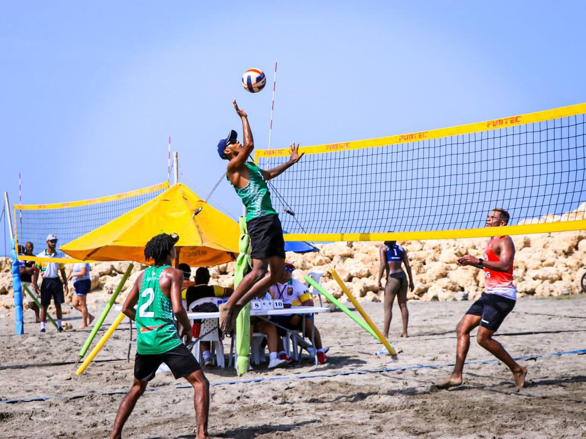 Bolívar, presente con voleibol playa en los Juegos Nacionales Juveniles 2024