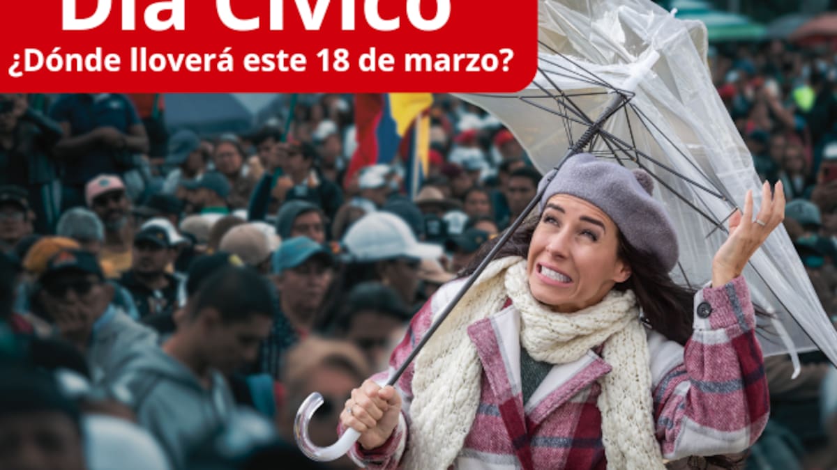 Día Cívico en Colombia: ¿Dónde lloverá este 18 de marzo? Conozca el pronóstico y prepárese