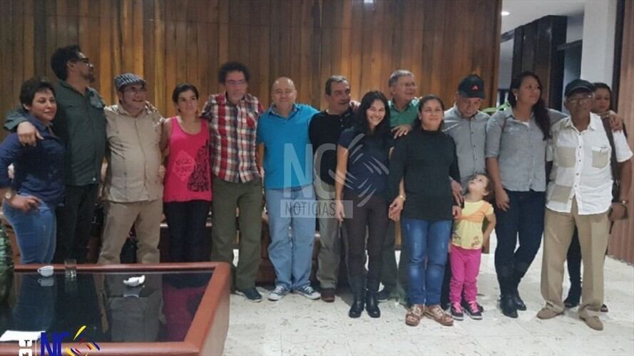 Miembros de las Farc ya están en Cuba para reunión con el ELN. Foto: En Twitter: Delegación de Paz FARC-EP / NC Noticias
