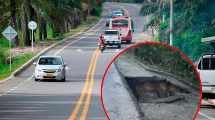 Reportan problemas en la carretera Bucaramanga Bogotá