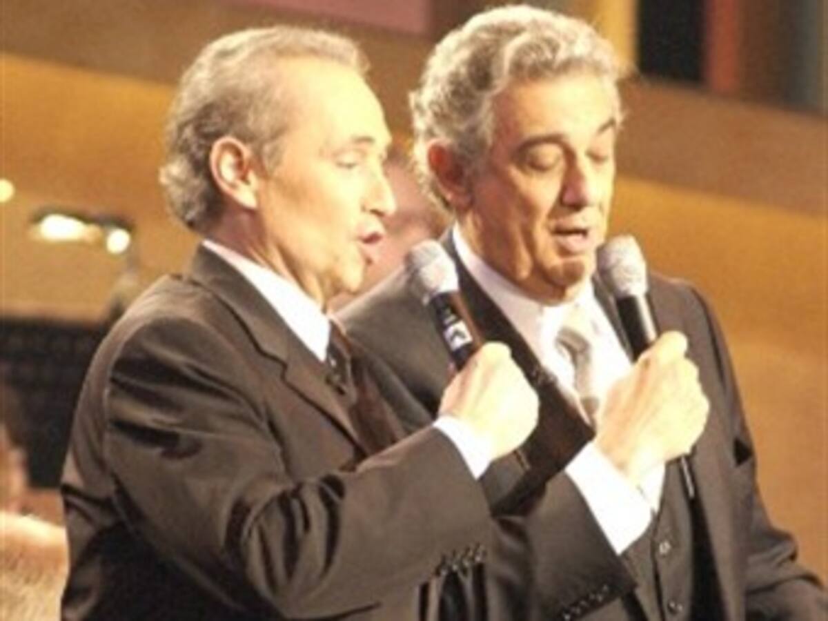 José Carreras y Plácido Domingo vuelven en concierto a Pekín