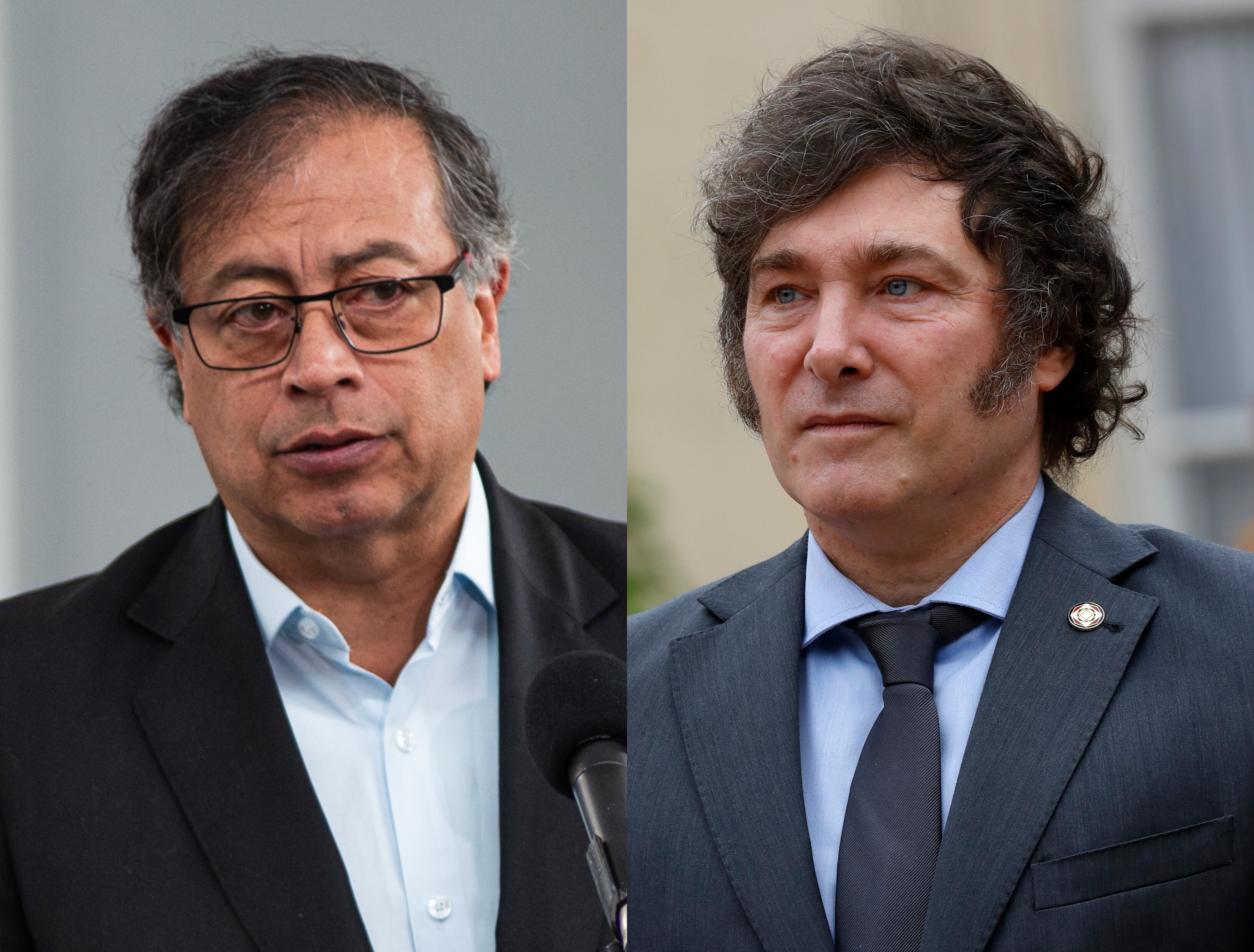Gustavo Petro y Javier Milei | Foto: GettyImages