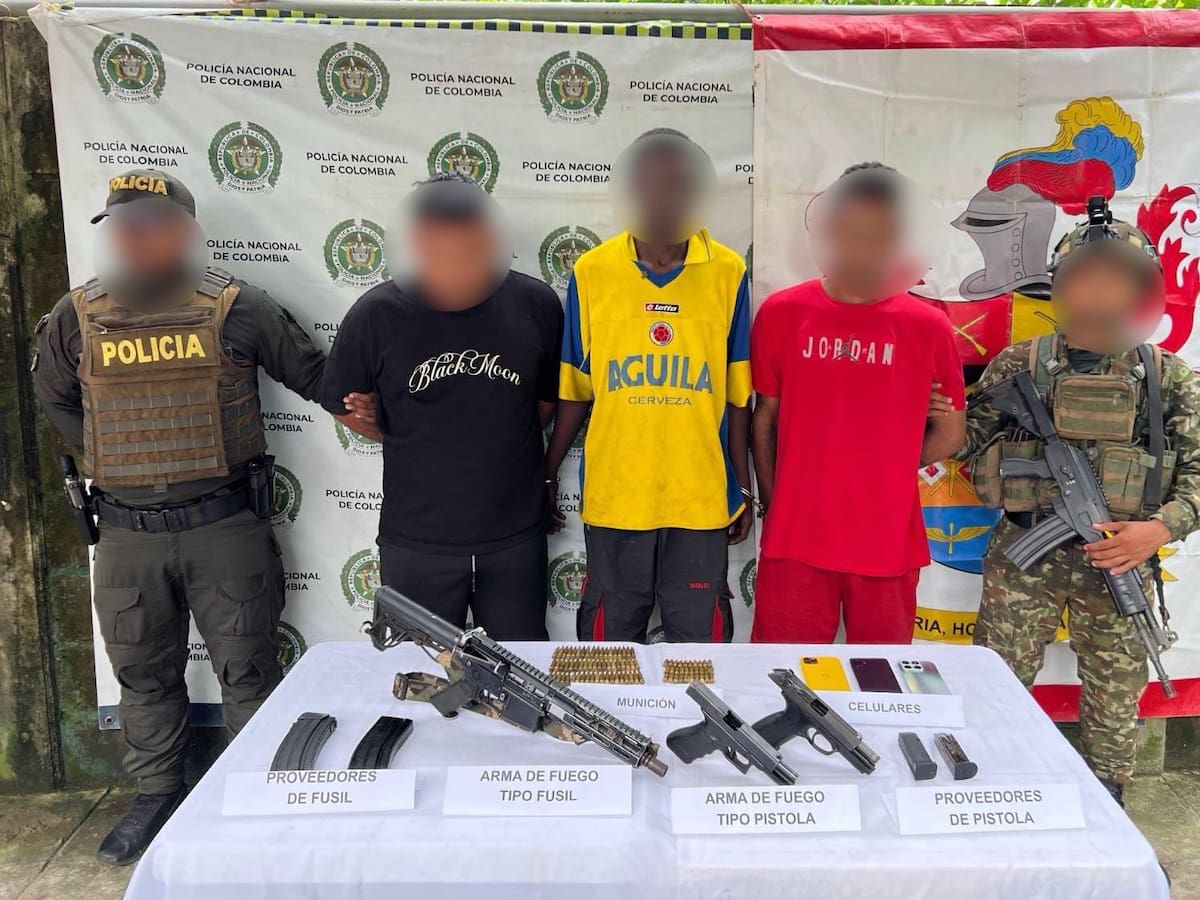 Es capturado presunto jefe de sicarios del Clan del Golfo en ofensiva militar en El Bagre