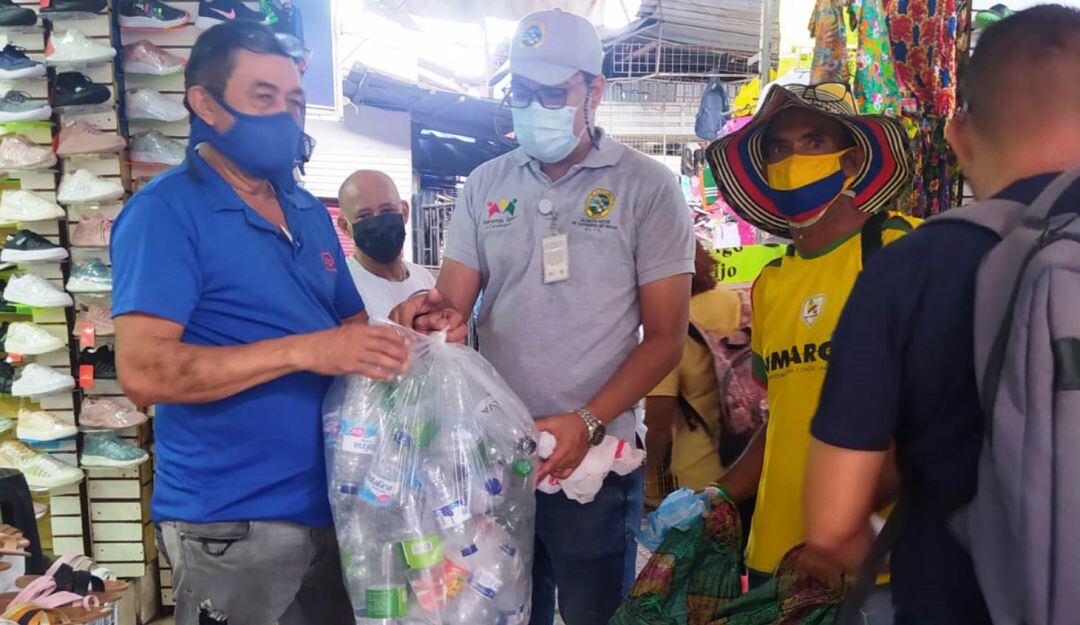 Se llevó a cabo Tercer Reciclatón por el Mercado de Bazurto