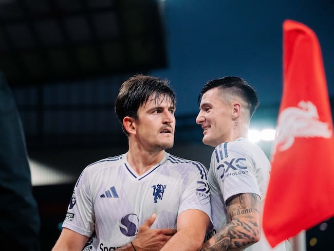 Harry Maguire de Selección de Inglaterra y Manchester United / Getty Images.