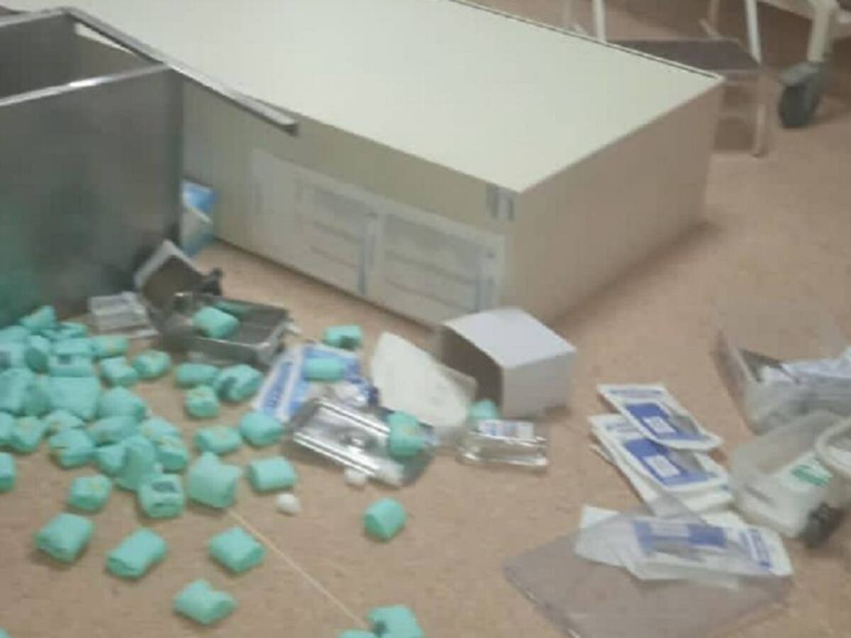 Hombre enfurecido destrozó sala de urgencias del hospital de San Francisco
