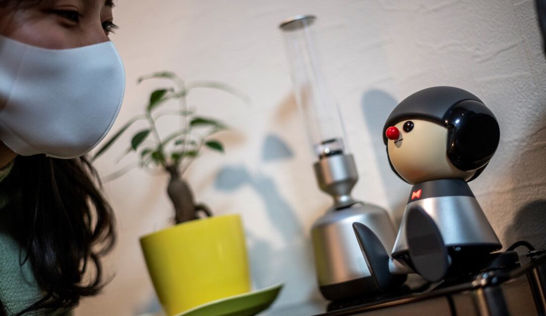 Robots de compañía reconfortan a solitarios en pandemia
