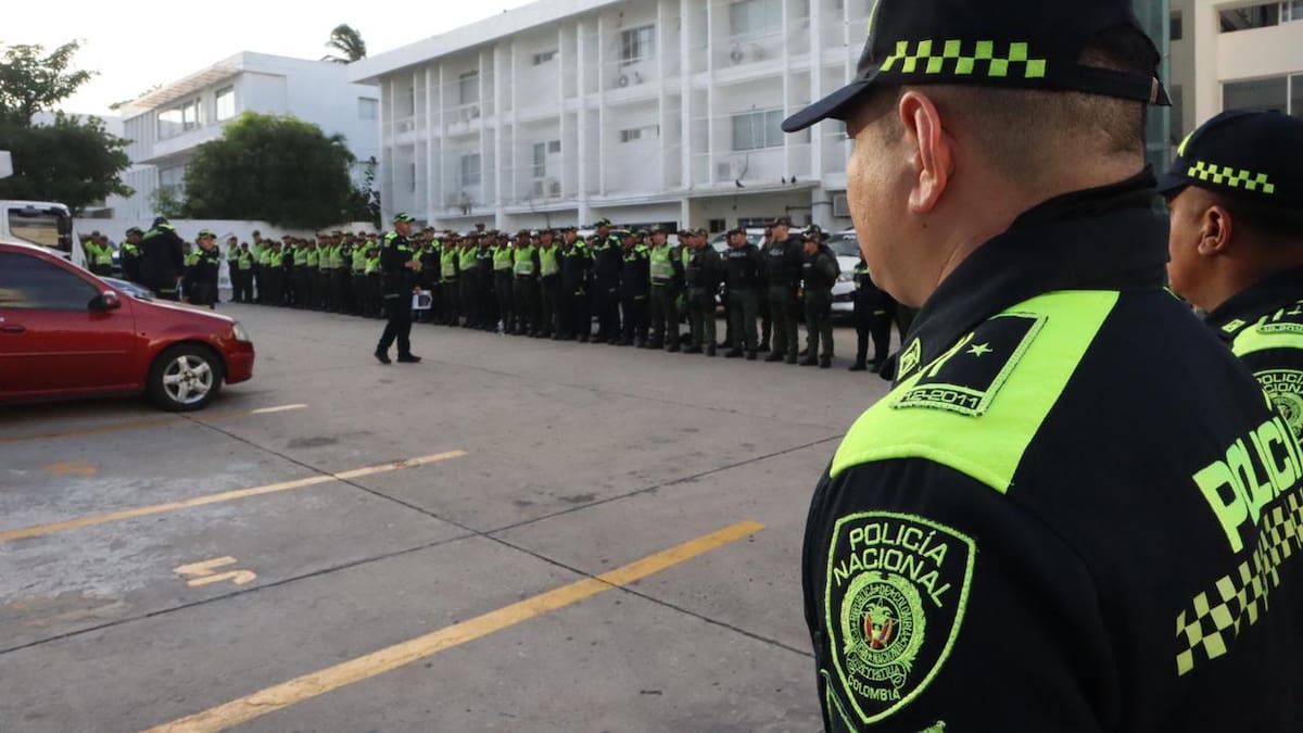 Llega a Barranquilla cúpula de la Policía ante incremento de crímenes