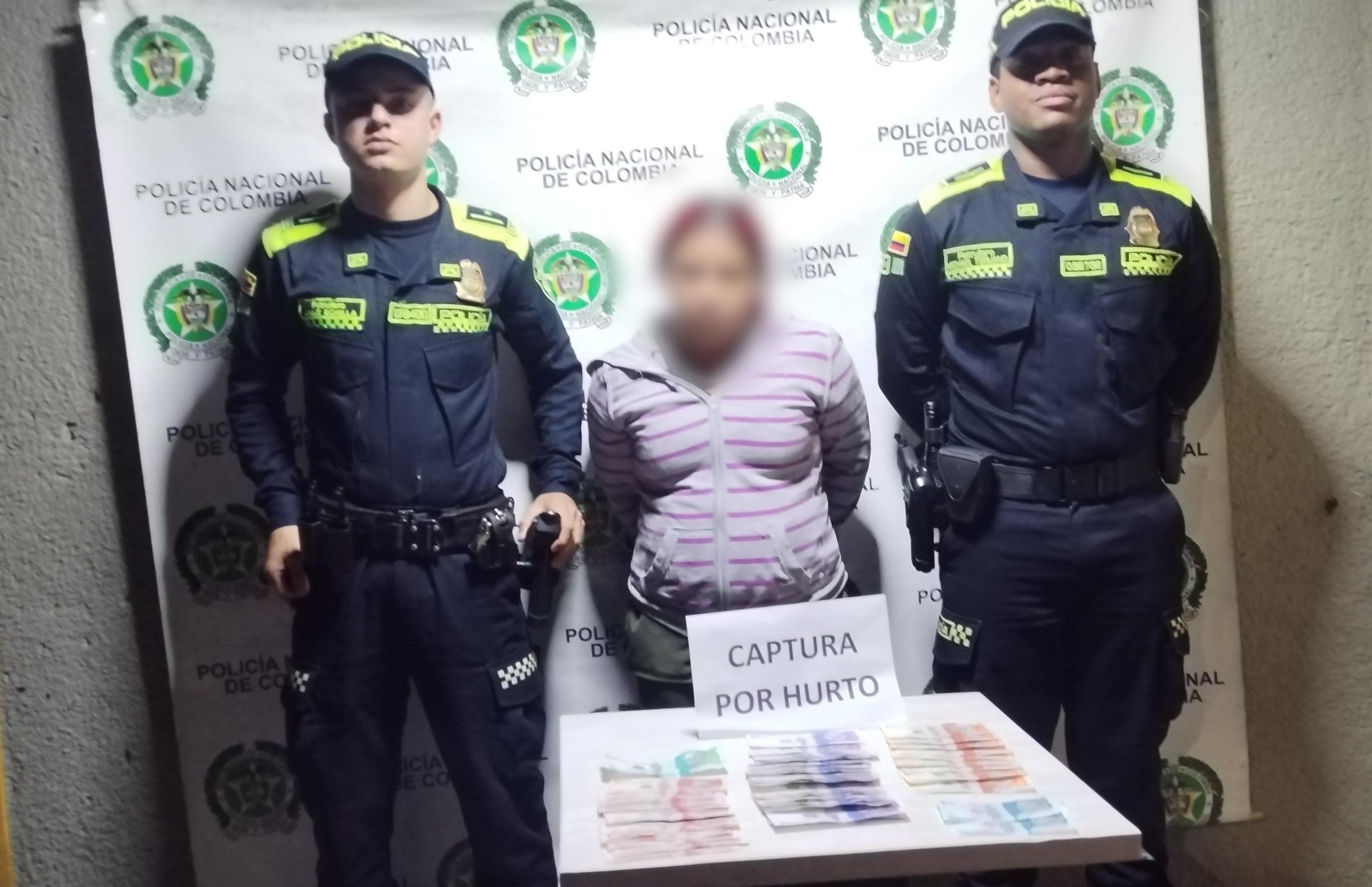 Capturan a empleada doméstica que robaba dinero a sus empleadores en la ciudad de Bogotá