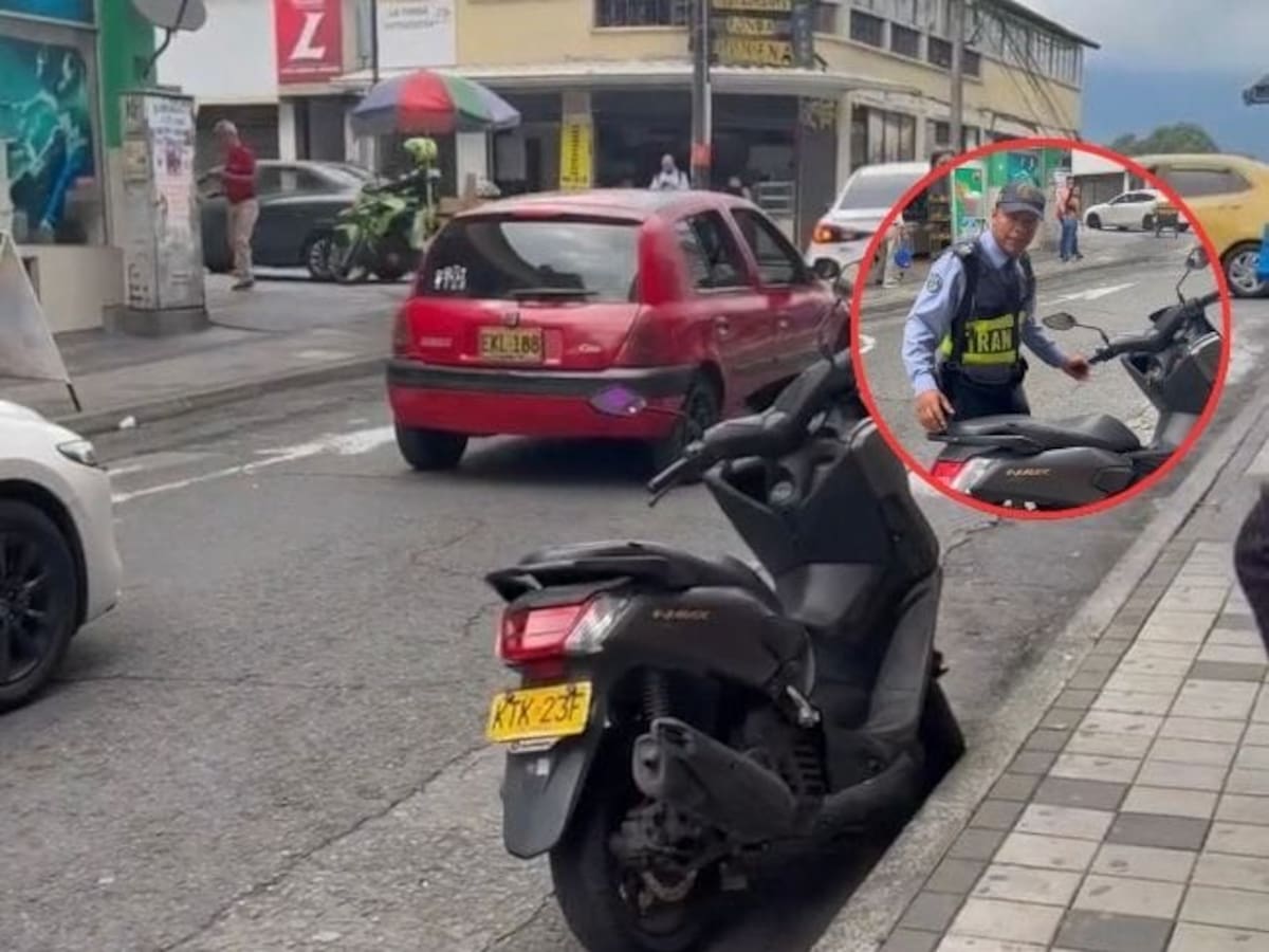 Caso de ‘¿Usted no sabe quién soy yo?’ en Armenia: regulador de tránsito mal estacionado