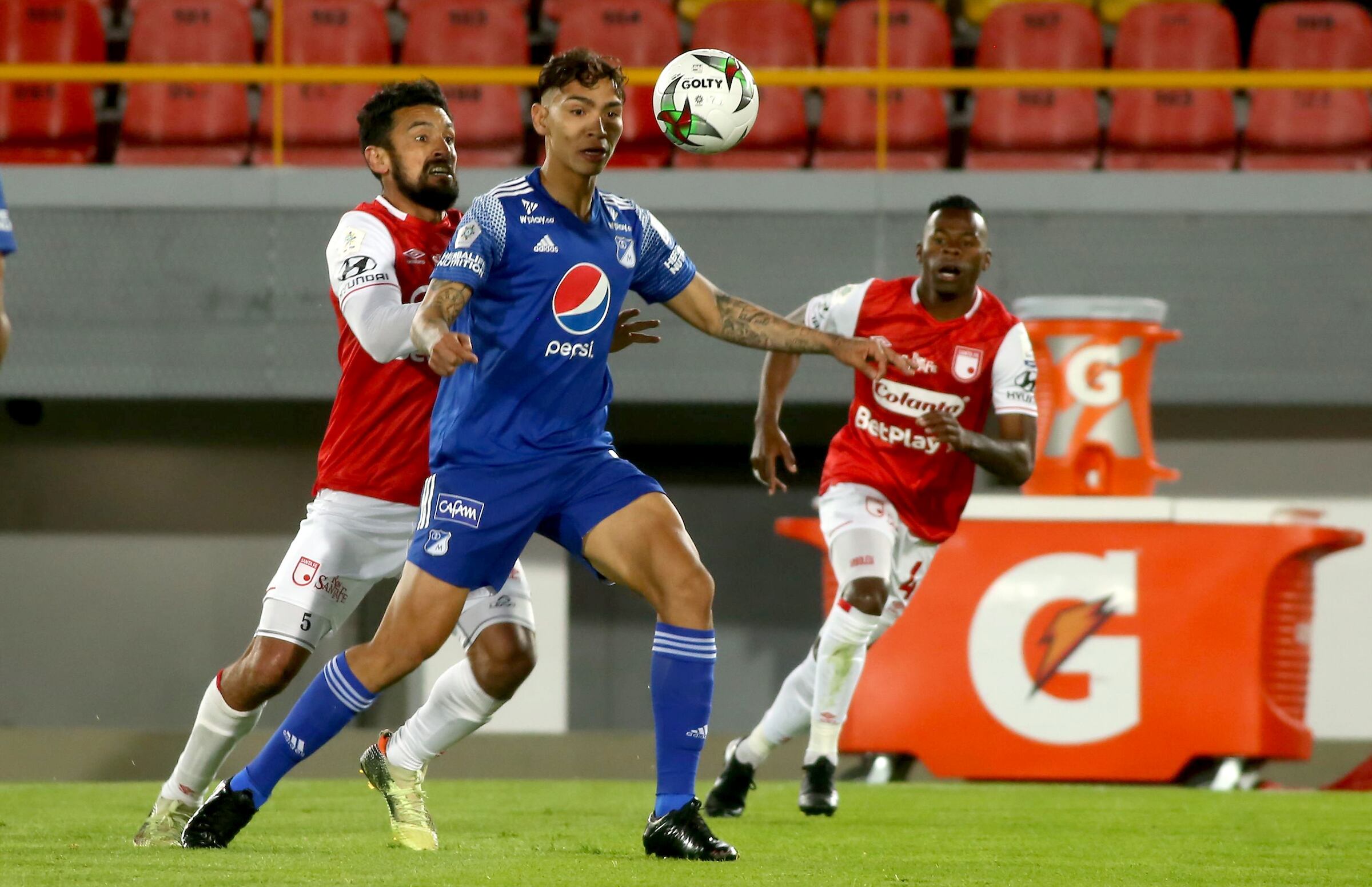 Ricardo Márquez en Millonarios vs Santa Fe