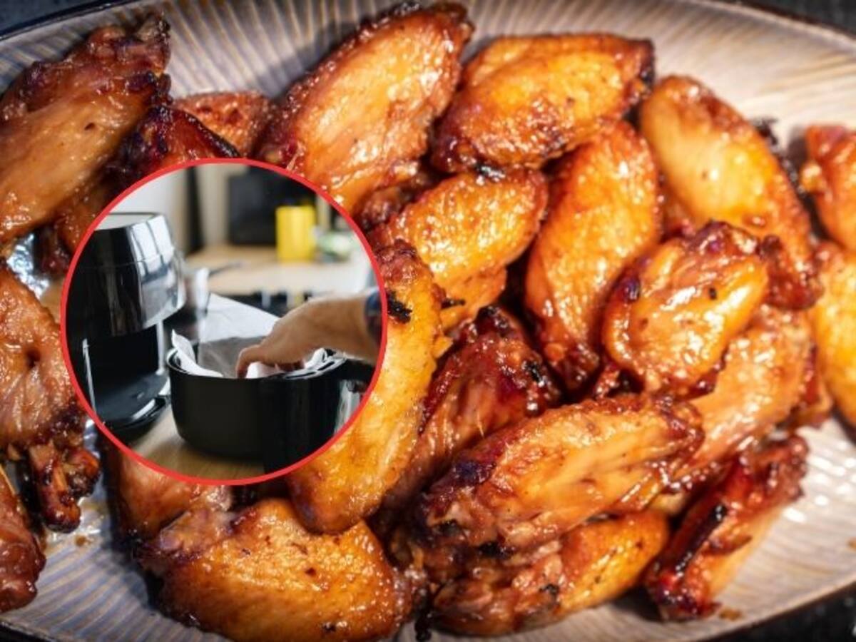 Cómo hacer alitas de pollo crocantes y apanadas en la freidora de aire: Son muy saludables