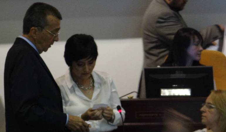 Concejales de Pereira en sesión del Concejo Municipal