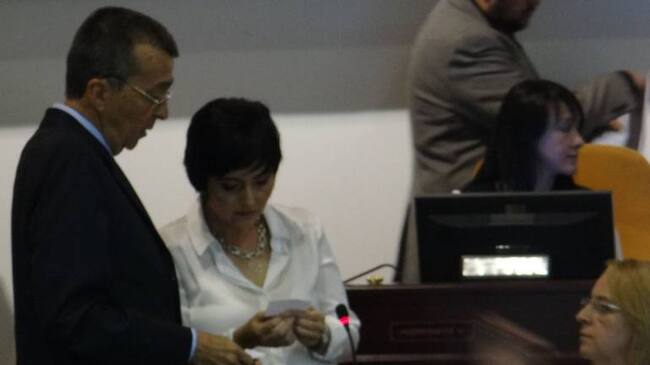 Concejales de Pereira en sesión del Concejo Municipal