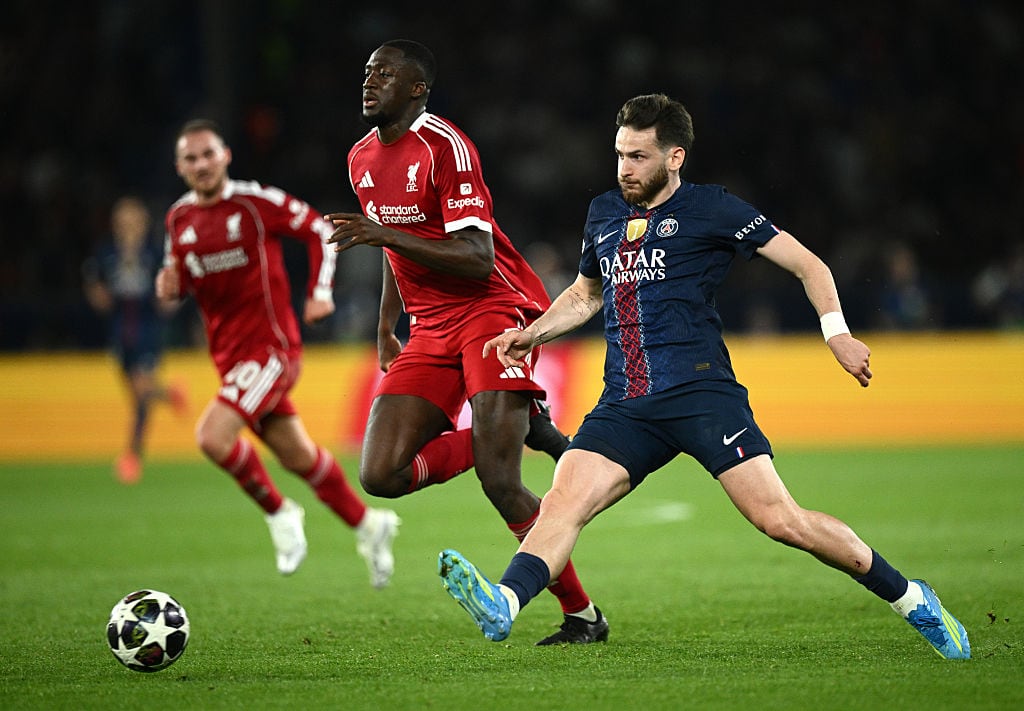 PSG 2-0 Liverpool en cuartos de final ida de la Champions League 2025-26: acá el resumen del partido. (Photo by Stuart Franklin - UEFA/UEFA via Getty Images)