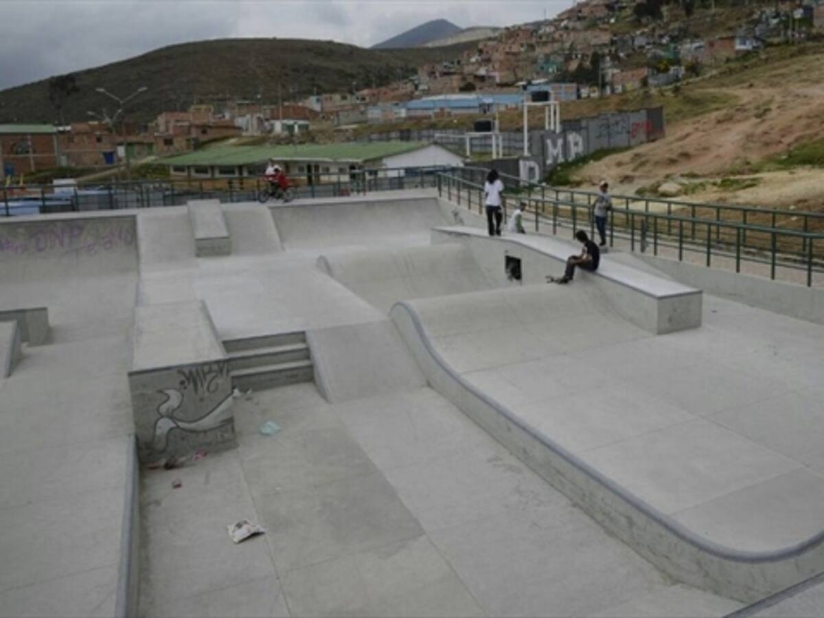 Entregan pista de skate en Ciudad Bolívar, en el sur de Bogotá