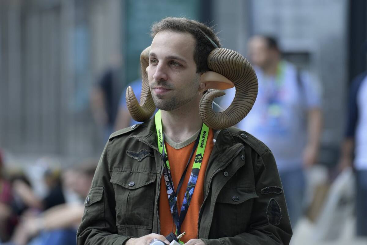 Una vista de los asistentes al New York Comic Con 2018 en el Javits Center el 4 de octubre de 2018 en la ciudad de Nueva York.