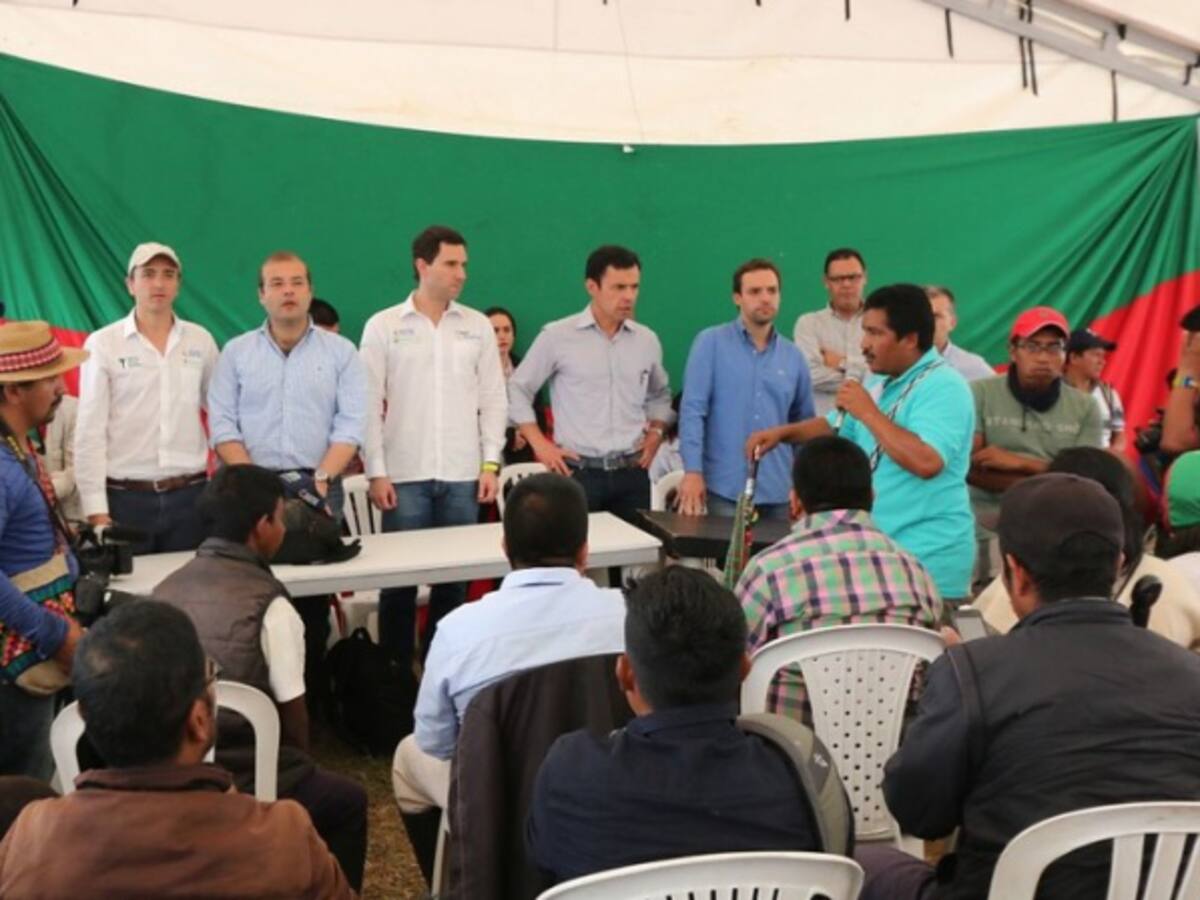 Gobierno pide sensatez a comunidades indígenas para lograr acuerdos rápidamente