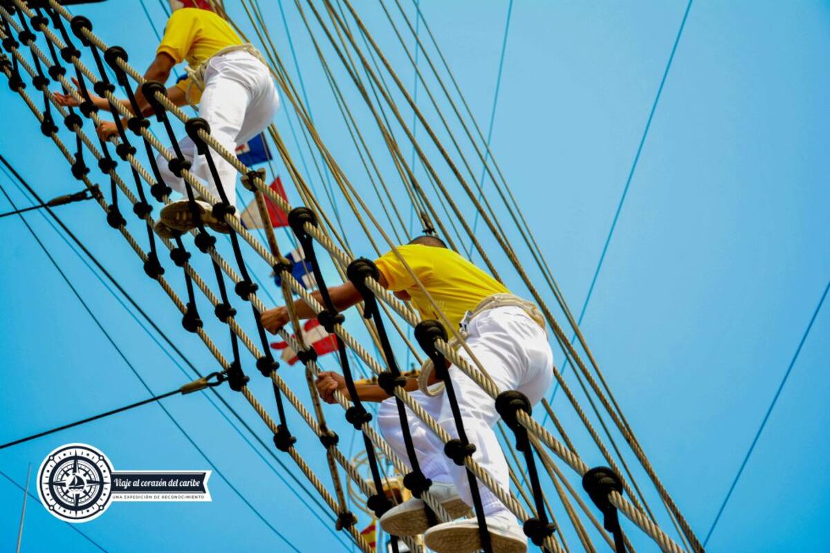 A bordo del Buque Gloria