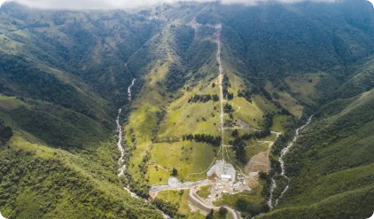 Hidroeléctrica de San Andrés de Cuerquia, Antioquia.