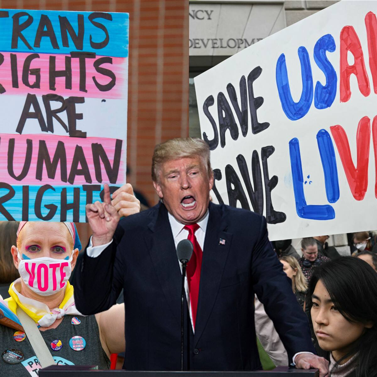 Jueces chocan con Trump sobre Usaid y personas trans en el Ejército