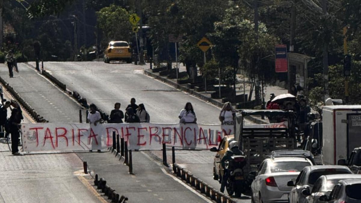 Estudiantes de la Udenar protestaron pidiendo una tarifa diferencial en el transporte público