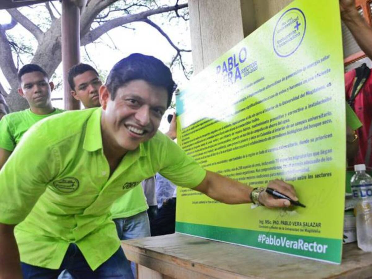Pablo Vera es el nuevo rector de la Universidad del Magdalena