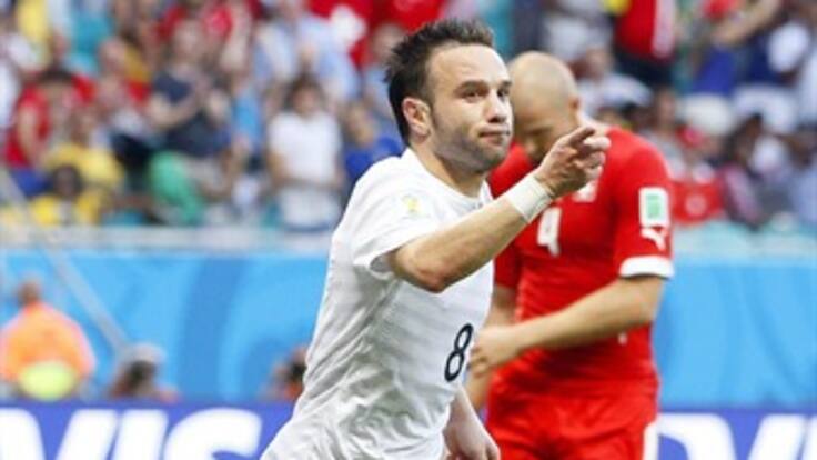 Valbuena marca el tercer gol frances