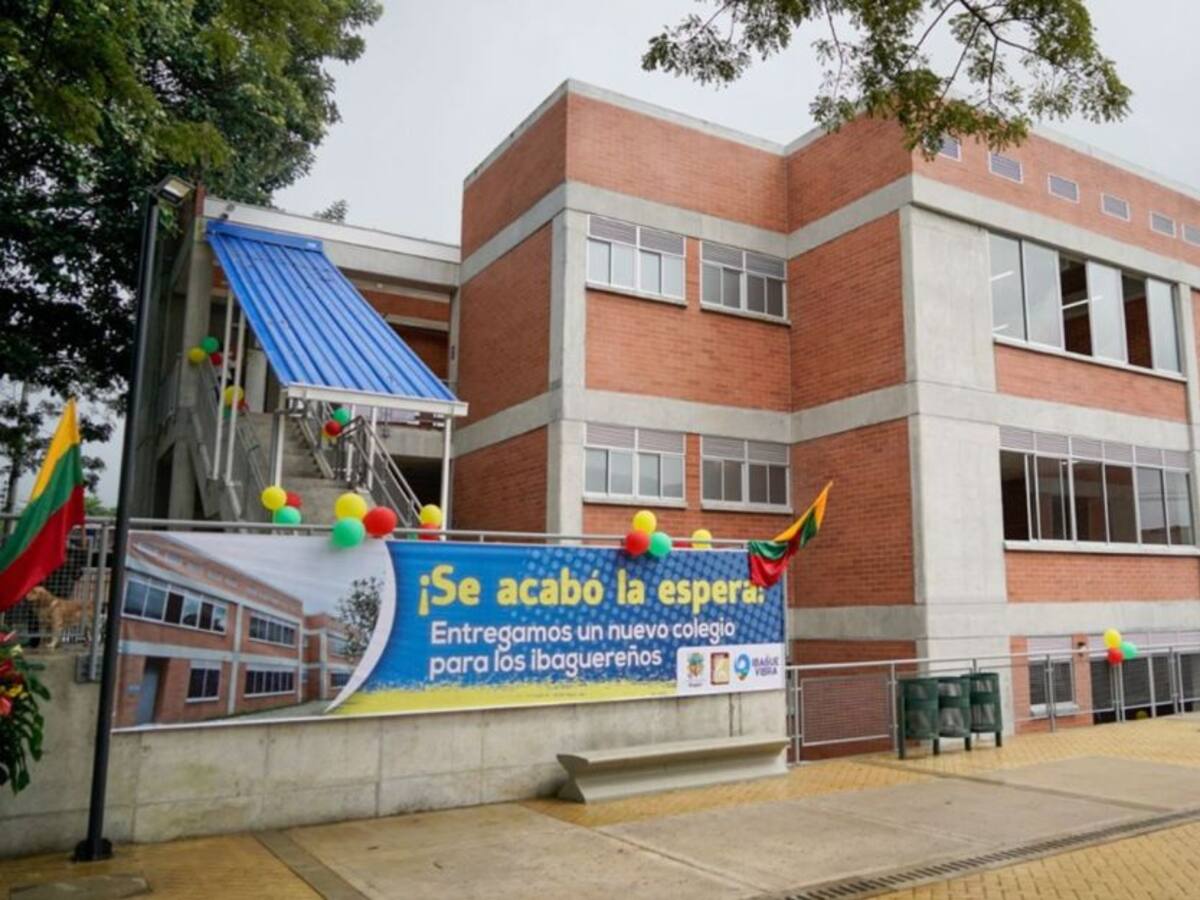 Ministerio de Educación entregó un nuevo colegio en Ibagué
