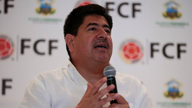 Luis Bedoya aceptó cargos relacionados con fraude en transferencias y sobornos durante su presidencia en la Federación Colombiana de Fútbol. Foto: Colprensa