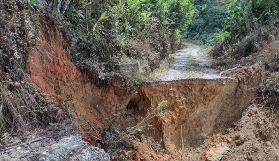 Afectaciones en vías de Samaná
