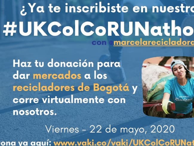 Embajada británica en Colombia anunció donatón para recicladores