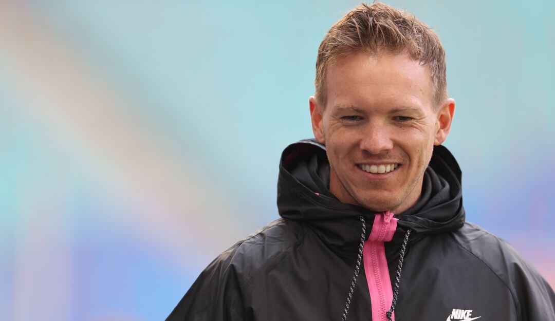 Julian Nagelsmann, actual entrenador del Leipzig.