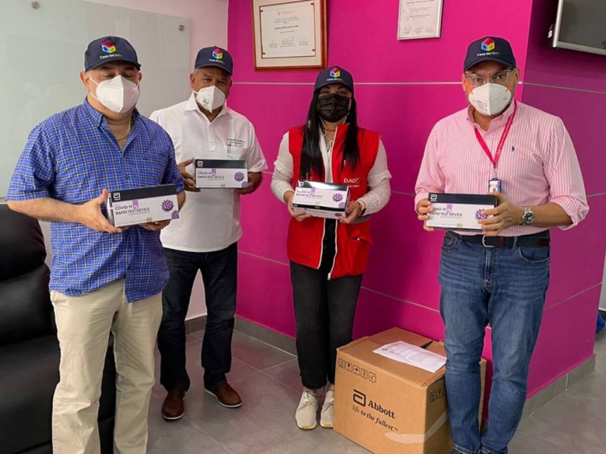 Dadis entregó más de 2.600 pruebas de antígenos para el personal médico