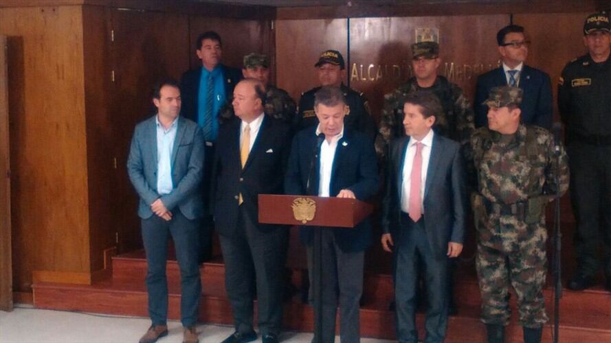 Juan Manuel Santos. Foto: W Radio/Evelyn Ortiz