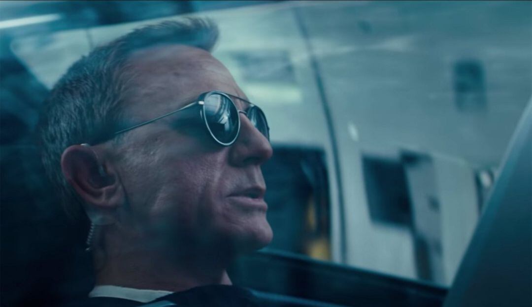 El actor Daniel Craig en medio del rodaje de 'Sin tiempo para morir'